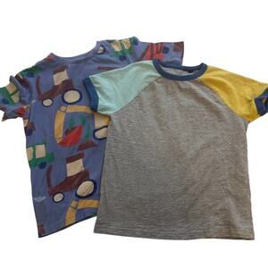 Boden H&M T-Shirt Bundle Graphic & Colorblock Tees Short Sleeve Size 8-10Y (2pc)